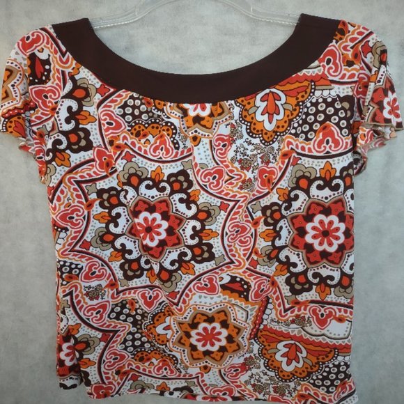 AGB Woman 2X Floral Blouse - Picture 6 of 8